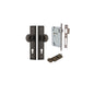 Iver Paddington  Door Knob Stepped Latch Pair, Passage Kit, Privacy Kit , Entrance Kit with High Security Lock - Signature Brass