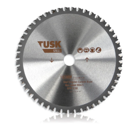 Tusk Heavy Duty Steel Tungsten Carbide Blades - 150mm x 1.6 x 32T x 20 ,165mm x 1.6 x 40T x 20/16 ,185mm x 1.6 x 48T x 20 & 305mm x 2.2 x 60T x 25.4