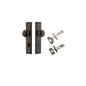 Iver Cambridge Door Knob Stepped Latch Pair, Passage Kit, Privacy Kit , Entrance Kit with High Security Lock -Signature Brass