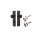 Iver Guildford Door Knob Stepped Latch Pair, Passage Kit, Privacy Kit , Entrance Kit with High Security Lock - Signature Brass