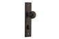 Iver Guildford Door Knob Stepped Latch Pair, Passage Kit, Privacy Kit , Entrance Kit with High Security Lock - Signature Brass