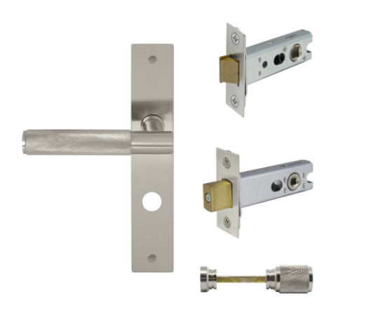 Windsor Premium NZ NIDO Verge Longplate Privacy Set - Diamond Knurl Priced Per Set Available in 6 Colours