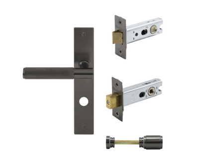 Windsor Premium NZ NIDO Verge Longplate Privacy Set - Diamond Knurl Priced Per Set Available in 6 Colours
