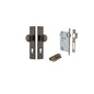 Iver Cambridge Door Knob Chamfered  Latch Pair, Passage Kit, Privacy Kit , Entrance Kit with High Security Lock - Signature Brass