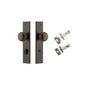 Iver Cambridge Door Knob Chamfered  Latch Pair, Passage Kit, Privacy Kit , Entrance Kit with High Security Lock - Signature Brass