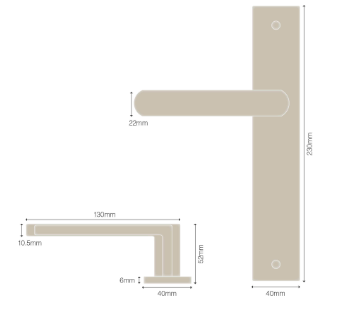 Windsor Premium NZ NIDO Modella Longplate Privacy Set Priced Per Set Available in 7 Colours