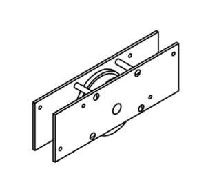 HENDERSON STERLING BOTTOM ROLLER STANDARD RAIL ZINC PLATED