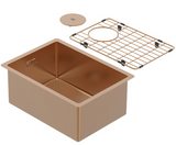 BURNS & FERALL ZOMODO PVD SINGLE BOWL SINK & GRID AVAILABLE IN 4 SIZES : 280 ,400,,450 & 500  RIO BRONZE