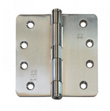 Lohala Hinge Stainless Steel 304, 100mm x 100mm x 2.5mm 1/4" Radius Loose Button Pin Satin