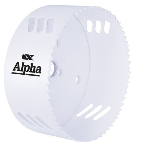 Trucut Heavy Duty Alpha Holesaw - Bi Metal -  92mm ,95mm ,98mm ,100mm ,102mm ,105mm ,108mm,111mm ,114mm & 121mm