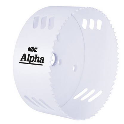 Trucut Heavy Duty Alpha Holesaw - Bi Metal -  92mm ,95mm ,98mm ,100mm ,102mm ,105mm ,108mm,111mm ,114mm & 121mm