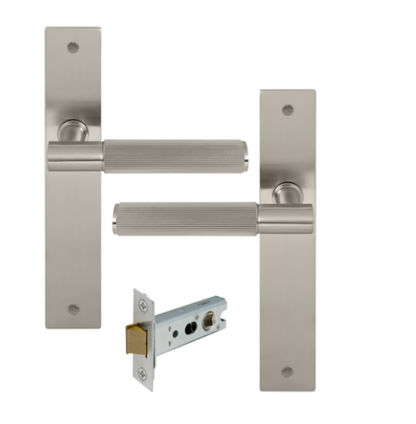 Windsor Premium NZ NIDO Verge Longplate Passage Set - Linear Knurl Priced Per Set Available in 7 Colours