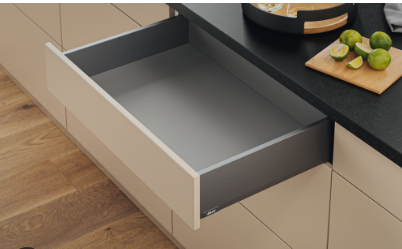 Blum Merivobox Kitset K Height 146mm - 40kg & 70kg  Length Available in 4 sizes : 400mm ,450mm ,500mm & 550mm