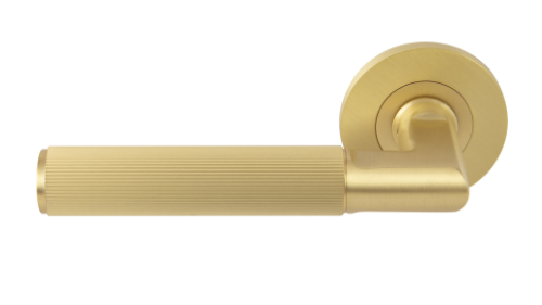 Windsor Premium NZ NIDO Lumina Rose Lever Set - Linear Knurl  Price Per Pair Available in 7 Colours