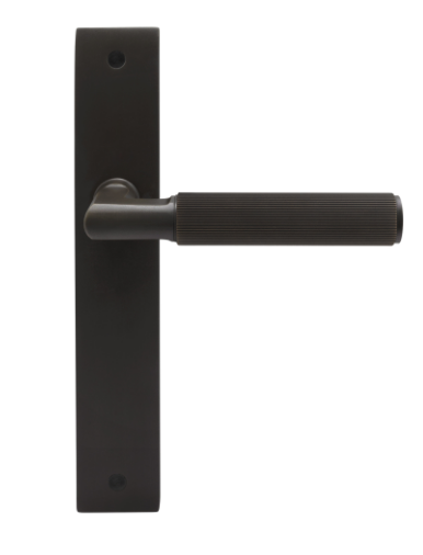 Windsor Premium NZ NIDO Lumina Longplate Dummy Lever Left Hand - Linear Knurl Available in 7 Colours