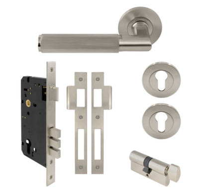 Windsor Premium NZ NIDO Lumina Rose Entrance Set - Diamond Knurl Priced Per Set Available in 7 Colours