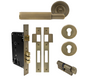 Windsor Premium NZ NIDO Lumina Rose Entrance Set - Diamond Knurl Priced Per Set Available in 7 Colours