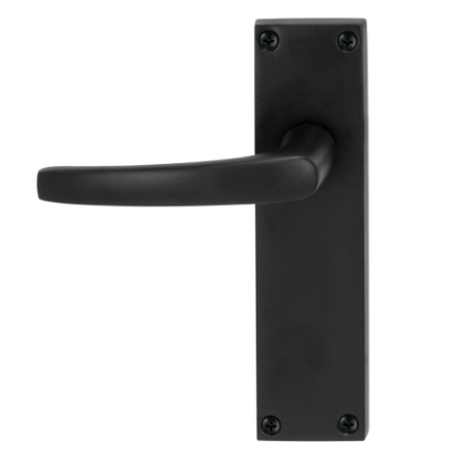 Windsor Premium NZ Contract - Longplate Lever Set 9014 Price Per Pair - Matt Black ,Brushed Nickel