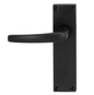 Windsor Premium NZ Contract - Longplate Lever Set 9014 Price Per Pair - Matt Black ,Brushed Nickel