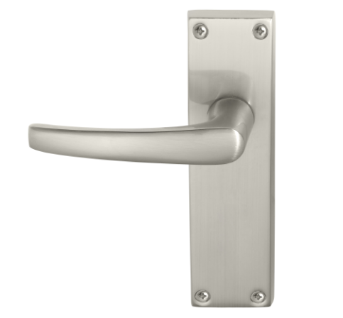 Windsor Premium NZ Contract - Longplate Lever Set 9014 Price Per Pair - Matt Black ,Brushed Nickel