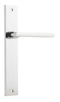 Iver Baltimore Door Knob Rectangular Latch Pair, Passage Kit, Privacy Kit , Entrance Kit with High Security Lock -Polished Chrome