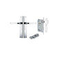 Iver Annecy Door Lever Rectangular Latch Pair, Passage Kit, Privacy Kit , Entrance Kit with High Security Lock - Polished Chrome