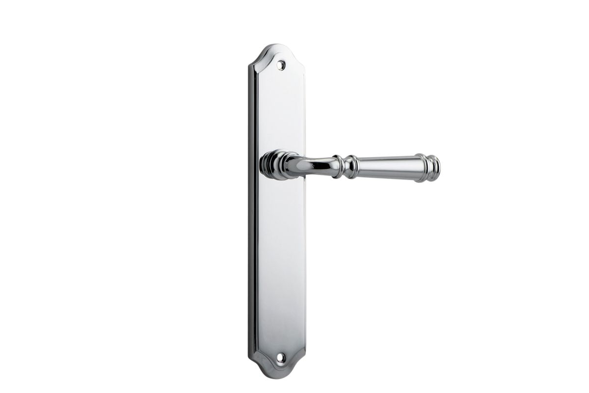 Iver Verona Door Lever Shouldered Latch Pair, Passage Kit, Privacy Kit , Entrance Kit with High Security Lock -Polished Chrome