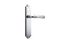 Iver Verona Door Lever Shouldered Latch Pair, Passage Kit, Privacy Kit , Entrance Kit with High Security Lock -Polished Chrome