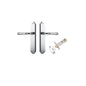 Iver Verona Door Lever Shouldered Latch Pair, Passage Kit, Privacy Kit , Entrance Kit with High Security Lock -Polished Chrome