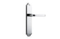 Iver Annecy Door Lever Shouldered Latch Pair, Passage Kit, Privacy Kit , Entrance Kit with High Security Lock -Polished Chrome