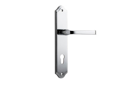 Iver Annecy Door Lever Shouldered Latch Pair, Passage Kit, Privacy Kit , Entrance Kit with High Security Lock -Polished Chrome