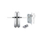 Iver Annecy Door Lever Shouldered Latch Pair, Passage Kit, Privacy Kit , Entrance Kit with High Security Lock -Polished Chrome