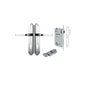 Iver Annecy Door Lever Shouldered Latch Pair, Passage Kit, Privacy Kit , Entrance Kit with High Security Lock -Polished Chrome