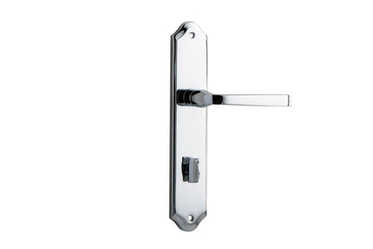 Iver Annecy Door Lever Shouldered Latch Pair, Passage Kit, Privacy Kit , Entrance Kit with High Security Lock -Polished Chrome