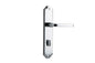 Iver Annecy Door Lever Shouldered Latch Pair, Passage Kit, Privacy Kit , Entrance Kit with High Security Lock -Polished Chrome