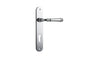 Iver Verona Door Lever Oval Latch Pair, Passage Kit, Privacy Kit , Entrance Kit with High Security Lock - Polished Chrome