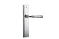 Iver Verona Door Lever Stepped Latch Pair, Passage Kit, Privacy Kit , Entrance Kit with High Security Lock -Polished Chrome