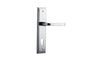 Iver Annecy Door Lever Shouldered Latch Pair, Passage Kit, Privacy Kit , Entrance Kit with High Security Lock -Polished Chrome