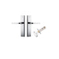 Iver Annecy Door Lever Shouldered Latch Pair, Passage Kit, Privacy Kit , Entrance Kit with High Security Lock -Polished Chrome