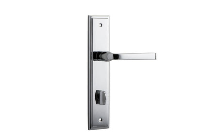 Iver Annecy Door Lever Shouldered Latch Pair, Passage Kit, Privacy Kit , Entrance Kit with High Security Lock -Polished Chrome
