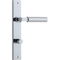 Iver Berlin Door Lever Rectangular Latch Pair, Passage Kit, Privacy Kit , Entrance Kit with High Security Lock - Polished Chrome