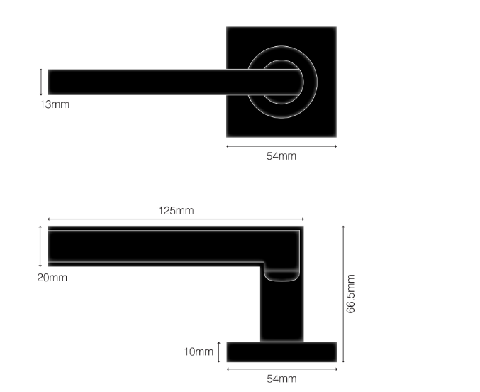 Windsor Premium NZ Futura Elite - Apex Lever Set Price Per Pair - Matt Black ,Brushed Nickle & Powder Coat