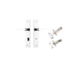 Iver Como  Door Lever Chamfered Latch Pair, Passage Kit, Privacy Kit , Entrance Kit with High Security Lock -Polished Chrome