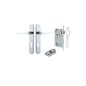 Iver Como  Door Lever Oval Latch Pair, Passage Kit, Privacy Kit , Entrance Kit with High Security Lock -Polished Chrome