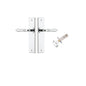 Iver Sarlat  Door Lever Chamfered Latch Pair, Passage Kit, Privacy Kit , Entrance Kit with High Security Lock -Polished Chrome