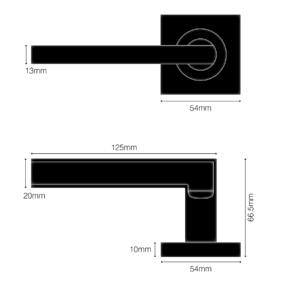 Windsor Premium NZ Futura Elite - Apex Locking Set Price Per Set - Matt Black ,Brushed Nickel & Powder Coat