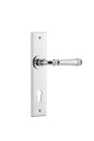 Iver Verona Door Lever Chamfered Latch Pair, Passage Kit, Privacy Kit , Entrance Kit with High Security Lock -Polished Chrome