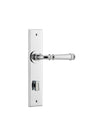 Iver Verona Door Lever Chamfered Latch Pair, Passage Kit, Privacy Kit , Entrance Kit with High Security Lock -Polished Chrome