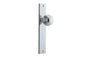 Iver Guildford Door Knob Rectangular Latch Pair, Passage Kit, Privacy Kit , Entrance Kit with High Security Lock -Polished Chrome