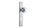 Iver Guildford Door Knob Rectangular Latch Pair, Passage Kit, Privacy Kit , Entrance Kit with High Security Lock -Polished Chrome